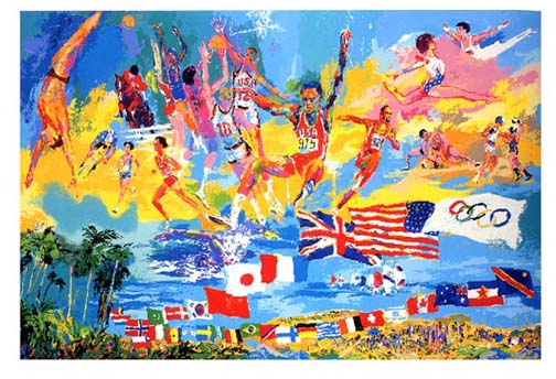 Leroy Neiman - American Gold - Limited Edition Serigraph