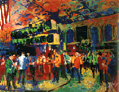 Leroy Neiman - American Stock Exchange - Limited Edition Serigraph