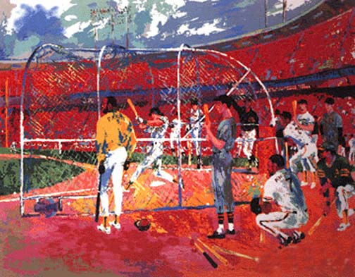 Leroy Neiman - Bay Area Baseball - Limited Edition Serigraph