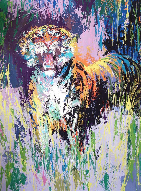 Leroy Neiman - Bengal Tiger - Limited Edition Serigraph