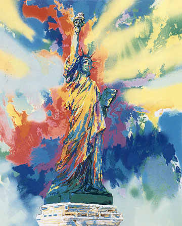 Leroy Neiman - Lady Liberty - Limited Edition Serigraph