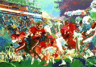 Leroy Neiman - Post Season Football Classic - Limited Edition Serigraph