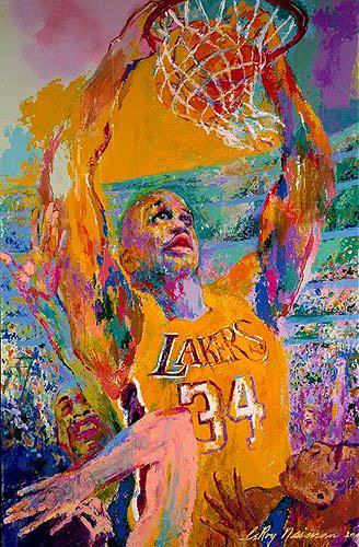 Leroy Neiman - Shaq - Limited Edition Serigraph