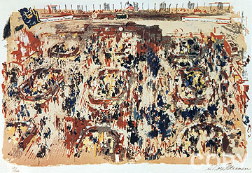 Leroy Neiman - Stock Market - Limited Edition Serigraph
