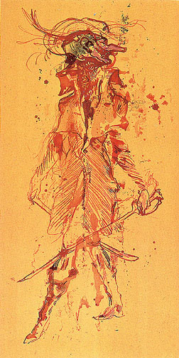 Leroy Neiman - The Captain - Limited Edition Lithograph