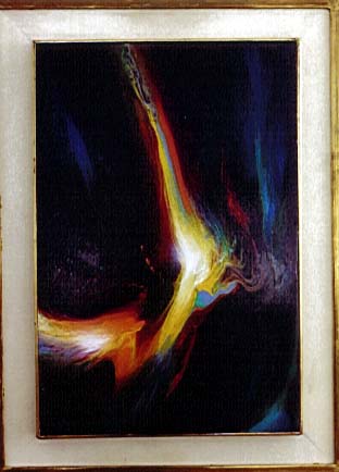 Leonardo Nierman - Night Flight - Original Painting - Oil / Acrylic on Masonite