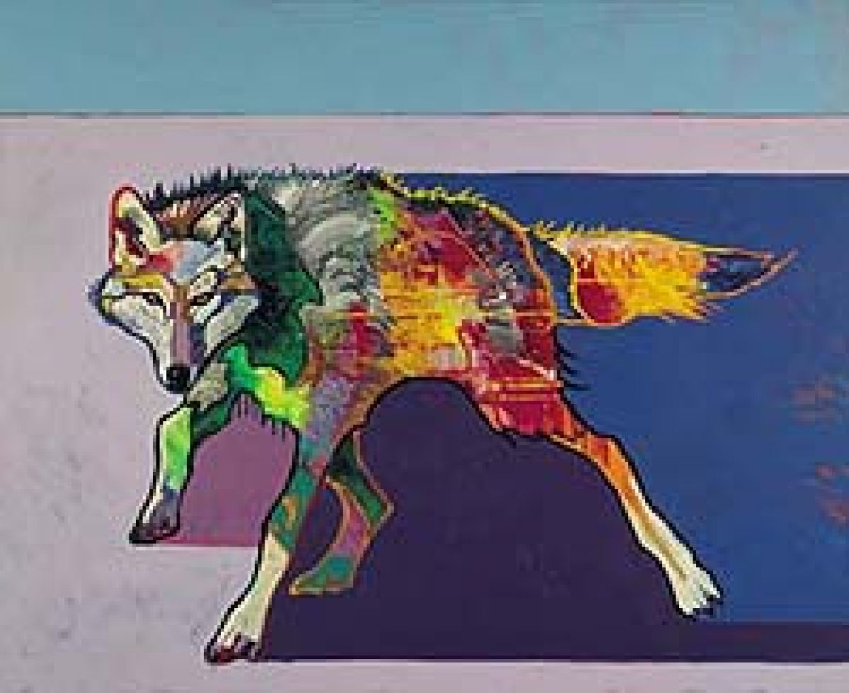 John Nieto - Gray Wolf - Limited Edition Serigraph