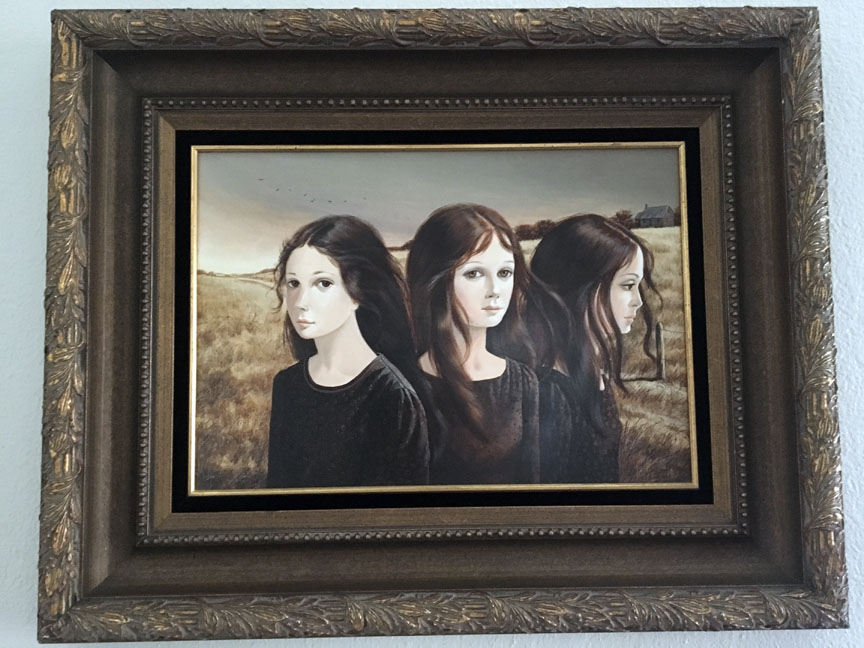 Pati Bannister - Sisters Three - Original Painting - Mixed Media on Canvas