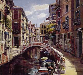 Sam Park - Venice - Limited Edition Serigraph on Canvas