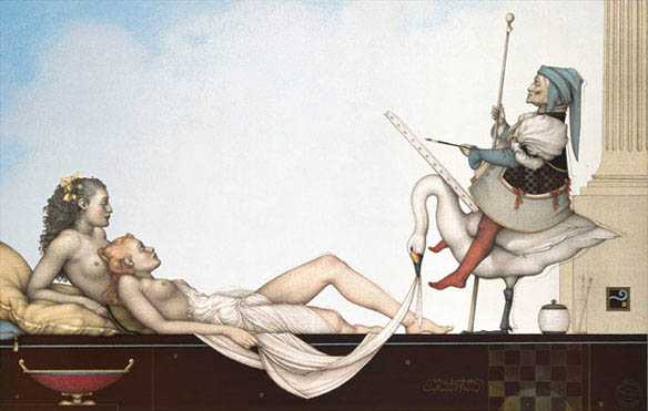 Michael Parkes - The Court Painter - Limited Edition Stone Lithograph