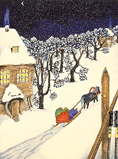 Linnea Pergola - A Winter's Night - Limited Edition Serigraph