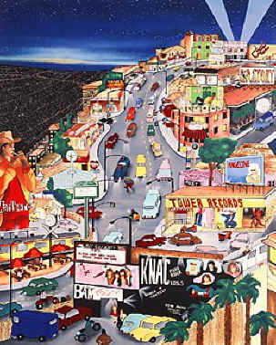 Linnea Pergola - Sunset Over Sunset - Limited Edition Serigraph