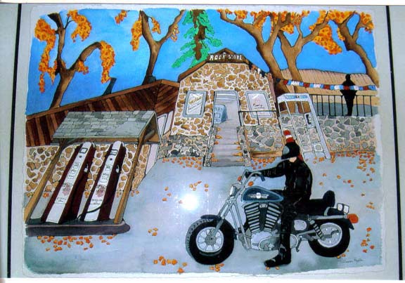 Linnea Pergola - The Rock Store - Limited Edition Serigraph