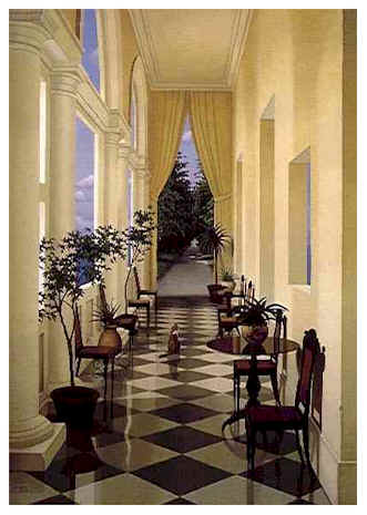 Frederick Phillips - Colonnade - Limited Edition Serigraph