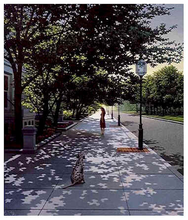 Frederick Phillips - Promenade - Limited Edition Serigraph