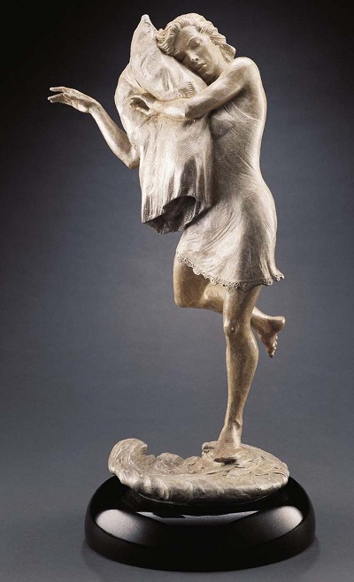 Martin Eichinger - Pillow Dance - Limited Edition Bronze Sculpture