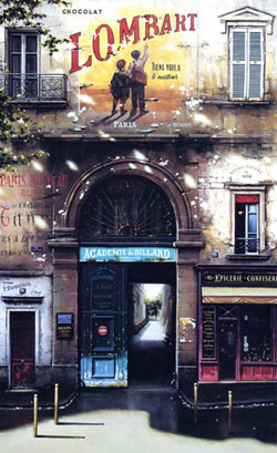 Thomas Pradzynski - Academie Du Billard - Limited Edition Serigraph