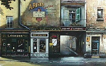 Thomas Pradzynski - Garage St. Antoine - Limited Edition Serigraph