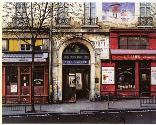 Thomas Pradzynski - Villa Bocquet - Limited Edition Serigraph