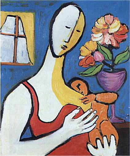 Anthony Quinn - Mother And Child - Limited Edition Serigraph