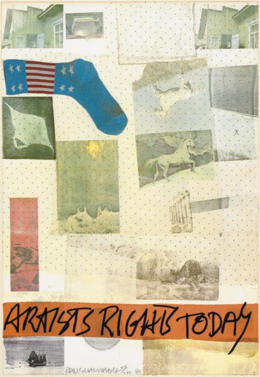 Robert Rauschenberg - Artist's Rights Today - Limited Edition Lithograph