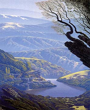 Bruce Ricker - Lake Of Dreams - Limited Edition Serigraph on Canvas