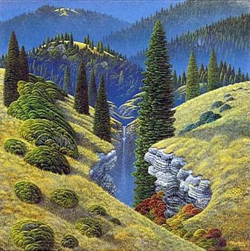 Bruce Ricker - Primordial Splendor - Limited Edition Serigraph on Canvas