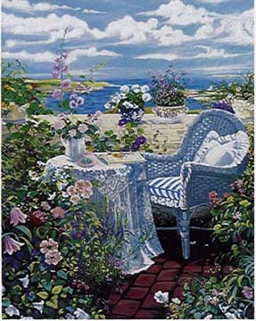 Susan Rios - After Breakfast - Limited Edition Serigraph