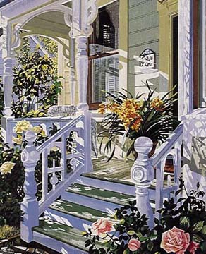 Susan Rios - Emily's Inn - Limited Edition Serigraph