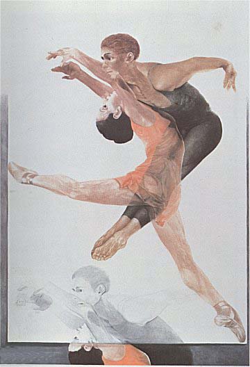GH Rothe - Ballet Picture I - Limited Edition Mezzotint