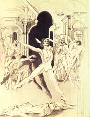 GH Rothe - Dance of Tom - Limited Edition Mezzotint