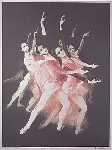GH Rothe - Les Eleves - Limited Edition Mezzotint