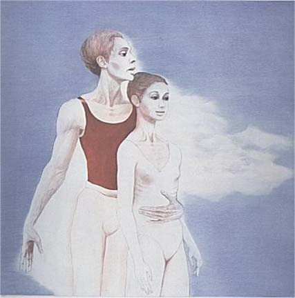 GH Rothe - Pas De Deux - Limited Edition Mezzotint