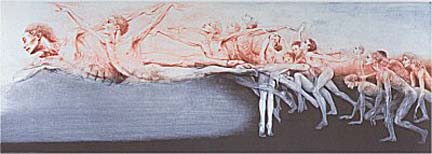 GH Rothe - The Extra Effort - Limited Edition Mezzotint
