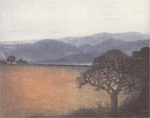 GH Rothe - Valley - Limited Edition Mezzotint