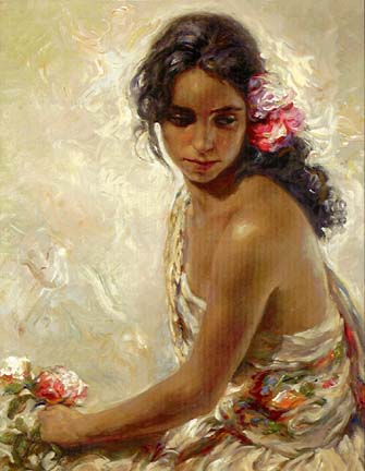 Royo - Andaluza - Limited Edition Serigraph on Panel