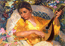 Royo - La Mandolina - Limited Edition Serigraph