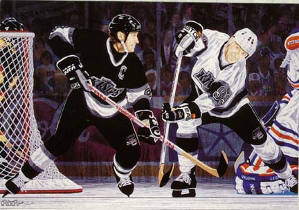 Rick Rush - Double Vision - Wayne Gretzky - Limited Edition Serigraph