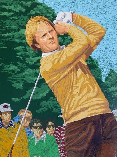 Rick Rush - Golden Bear - Jack Nicklaus - Limited Edition Serigraph
