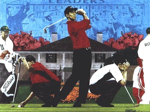 Rick Rush - Masters of Augusta - Limited Edition Serigraph