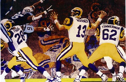 Rick Rush - Miracle Moments - Super Bowl XXXIV - Limited Edition Serigraph