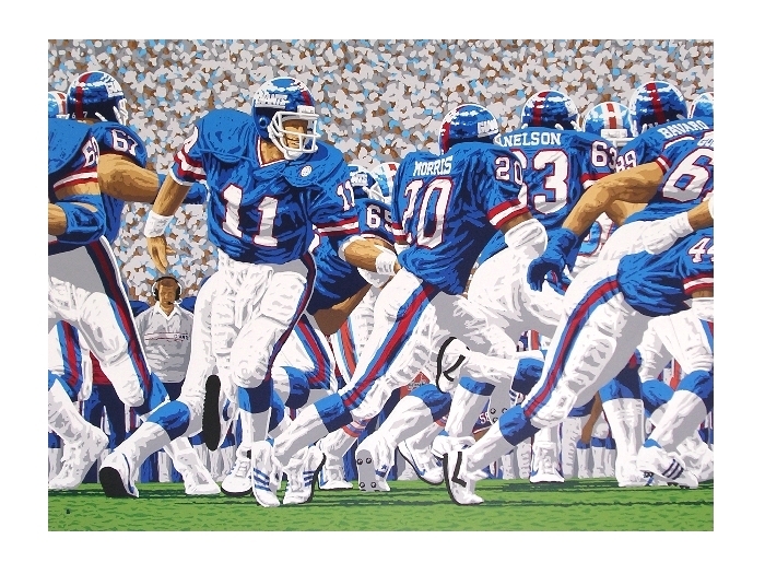Rick Rush - Super Bowl Giants - Limited Edition Serigraph