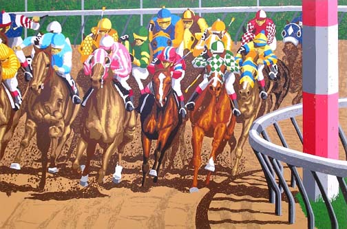 Rick Rush - The Turn - Limited Edition Serigraph