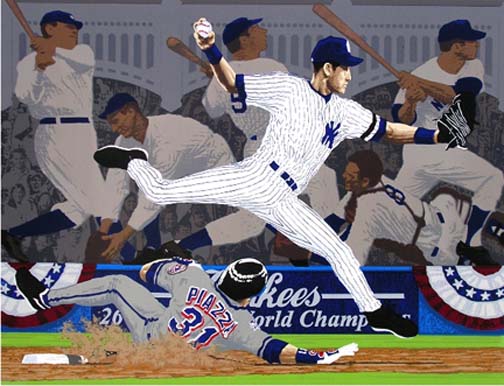 Rick Rush - Yankees: a Series of Stars - Limited Edition Serigraph