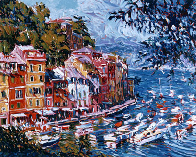 Marco Sassone - Mediterranean Vista - Limited Edition Serigraph