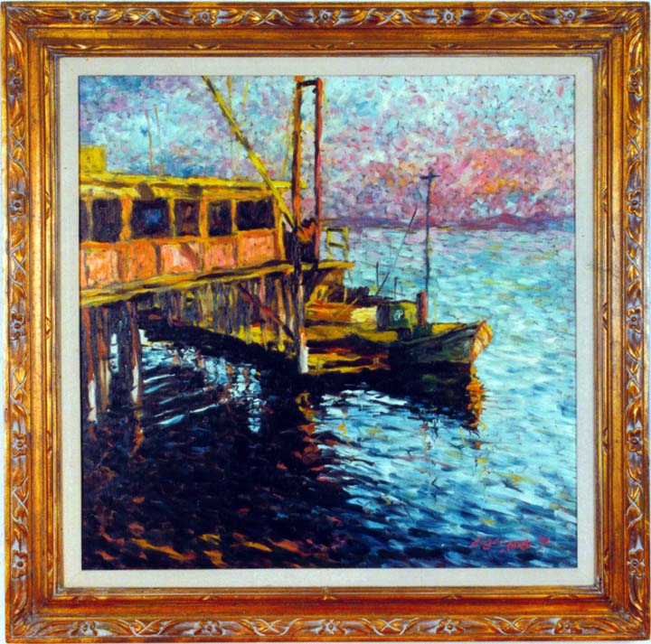 Marco Sassone - Morro Bay - Original Painting - Oil