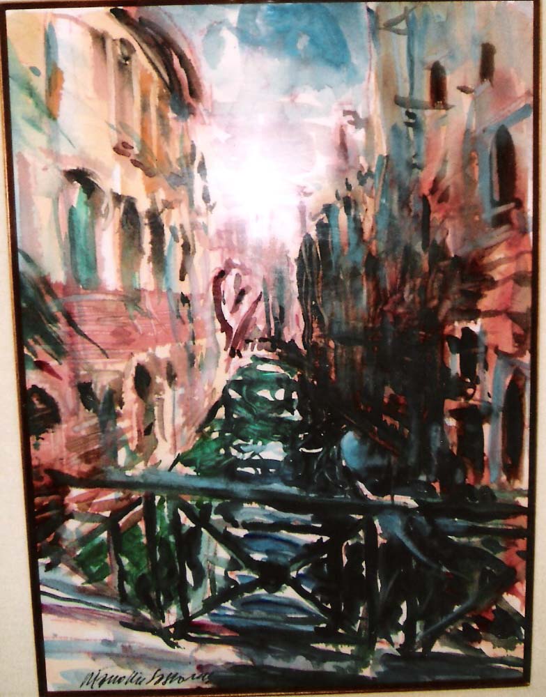 Marco Sassone - Venice Canal a - Original Painting - Watercolor