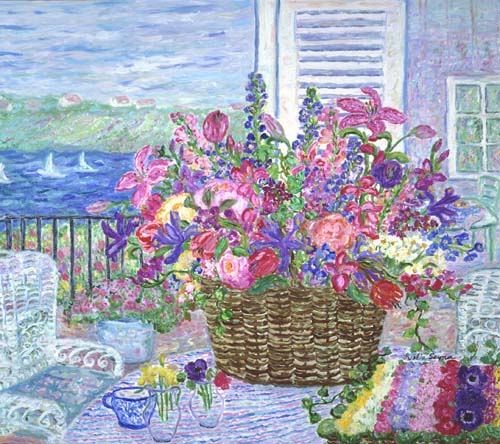 Leslie Sayour - From the Terrace - Limited Edition Serigraph