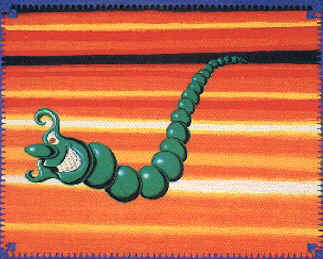 Kenny Scharf - Jade Pea God - Limited Edition Serigraph