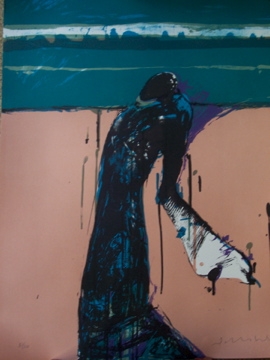 Fritz Scholder - Portrait of a Dream - Limited Edition Lithograph